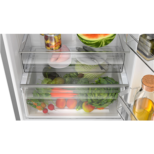 Bosch, NoFrost, 440 L, height 203 cm, inox - Refrigerator