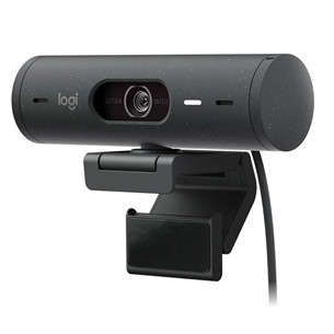Webcam Logitech Brio 500, FHD, black 960-001422
