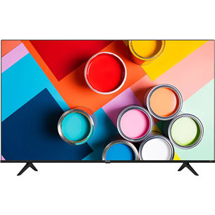 Hisense A6BG, 65", 4K UHD, LED LCD, боковые ножки, черный - Телевизор