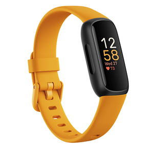 Išmanioji apyrankė Fitbit Inspire 3, Black/Yellow FB424BKYW