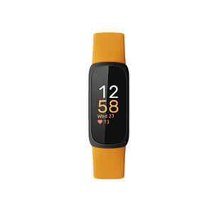 Fitbit Inspire 3, черный/желтый - Датчик активности