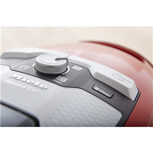 Miele Blizzard CX1, 890 W, bagless, red - Vacuum cleaner