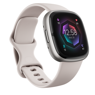 Fitbit Sense 2, серебристый/белый - Смарт-часы