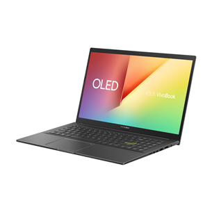 Nešiojamas kompiuteris ASUS VivoBook 15, OLED, i3, 8 GB, 512 GB, ENG, W11H, black