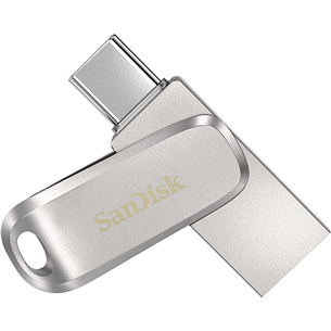 SanDisk Ultra Dual Drive Luxe, USB-A, USB-C, 512 ГБ - Флеш-накопитель