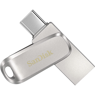 USB atmintinė SanDisk Ultra Dual Drive Luxe, USB-A, USB-C, 1 TB