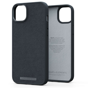 Njord byElements Suede Comfort+, iPhone 14 Plus, black - Case