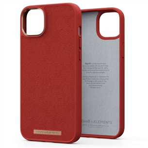 Njord byElements Suede Comfort+, iPhone 14 Plus, burnt orange - Case NA42CM07