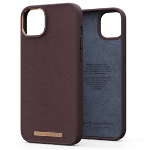 Njord byElements Genuine Leather, iPhone 14 Plus, dark brown - Case NA42GL05
