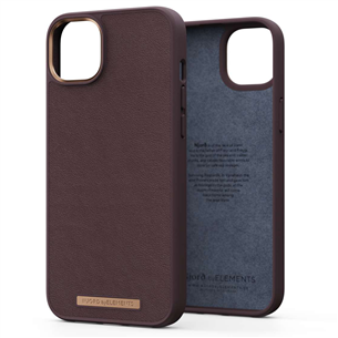 Dėklas Njord byElements Genuine iPhone 14 Plus, Odinis, Dark brown NA42GL05