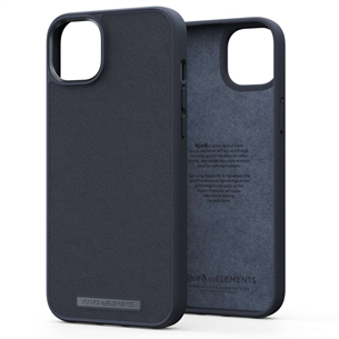 Dėklas Njord byElements Genuine Leather iPhone 14 Plus, Juodas