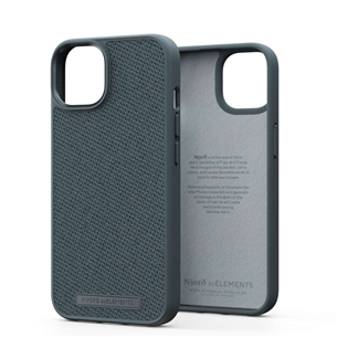 Njord byElements Fabric Tonal, iPhone 14, gray - Case
