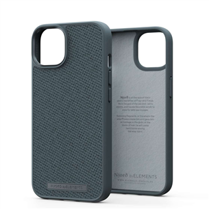 Njord byElements Fabric Tonal, iPhone 14, серый - Чехол