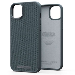 Dėklas Njord byElements Fabric iPhone 14 Plus, Pilkas