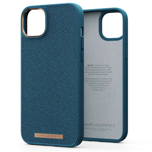 Njord byElements Fabric Tonal, iPhone 14 Plus, синий - Чехол NA42TN01