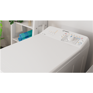 Indesit, 6 kg, depth 60 cm, 1000 rpm - Top Load Washing Machine