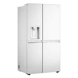 LG, water & ice dispenser, 635 L, height 179 cm, white - SBS Refrigerator