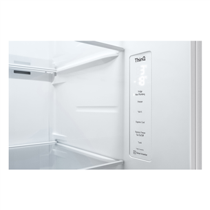 LG, диспенсер для воды и льда, 635 л, высота 179 см, белый - SBS-холодильник