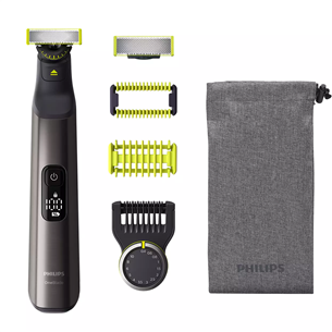 Philips OneBlade Pro Face + body, grey - Hybrd trimmer