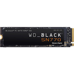 Kietasis diskas SSD Western Digital WD_BLACK SN770, 500 GB, NVMe, M.2 2280