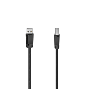 Laidas Hama USB Cable, USB-A, USB-B, 1,5m, black