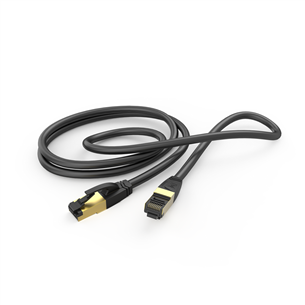 Laidas Hama Network Cable, Cat 8, S/FTP Shielded, 0,5 m, black