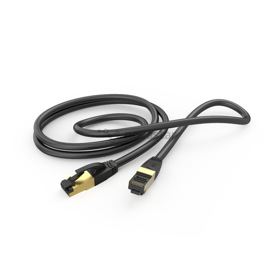 Hama Network Cable, Cat 8, экранирование S/FTP, 3 м, черный - Кабель Ethernet