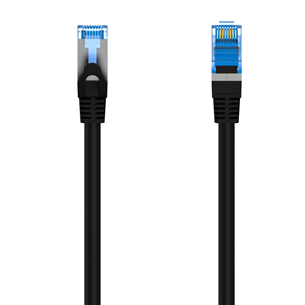 Hama Network Cable, CAT-6a, 10 Гбит/с, экранирование S/FTP, 5 м, черный - Кабель Ethernet 00300008