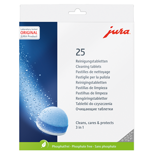 JURA, blister of 25 pcs - 3-phase cleaning tablets