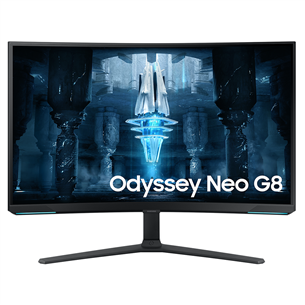 Monitorius Samsung Odyssey Neo G8, 32'', 3840х2160 4K, 240 Hz, Mini LED, 1000R, 1 ms LS32BG850NUXEN