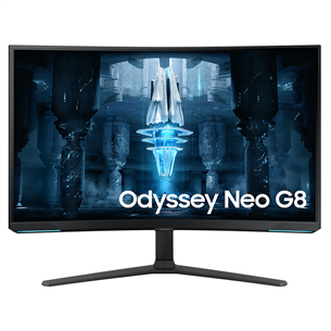 Monitorius Samsung Odyssey Neo G8, 32'', 3840х2160 4K, 240 Hz, Mini LED, 1000R, 1 ms