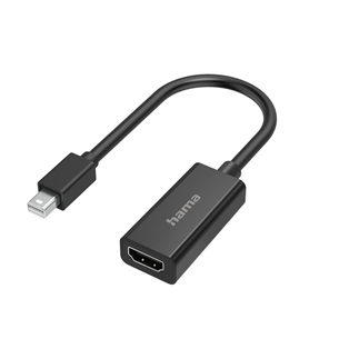 Hama Video Adapter, Mini DisplayPort Plug - HDMI Socket, черный - Адаптер