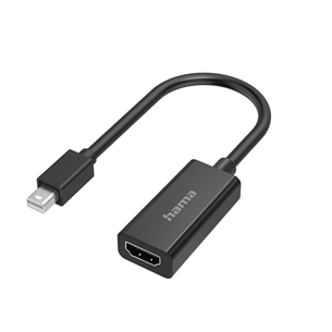 Adapteris Hama Video Adapter, Mini DisplayPort - HDMI, black