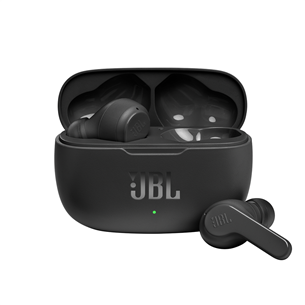 Ausinės JBL Vibe 200TWS, Belaidės, Juodos JBLV200TWSBLKEU