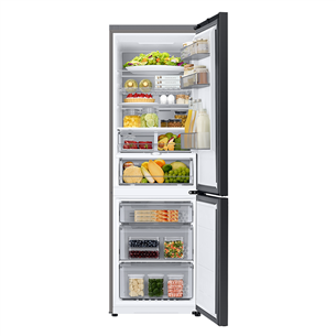 Samsung BeSpoke, 344 L, height 186 cm, black - Refrigerator