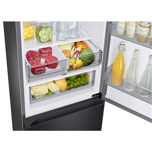 Samsung BeSpoke, 344 L, height 186 cm, black - Refrigerator