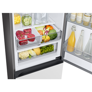 Samsung BeSpoke, 344 л, высота 186 см, белый - Холодильник