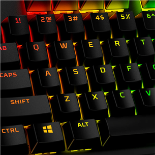 HyperX Full key Set Keycaps, PBT, черный - Клавишные колпачки