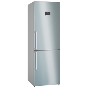 Bosch, NoFrost, 321 л, высота 186 см, нерж. сталь - Холодильник KGN367ICT