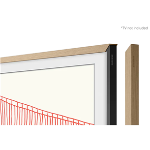 Televizoriaus rėmas Samsung Customizable Bezel The Frame 85'', teak