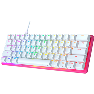 HyperX Alloy Origins 60 Pink, HyperX Red, Linear, US, pink - Mechanical Keyboard