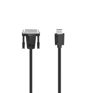 Kabelis Hama Video Cable DVI / HDMI, 1,5m, black