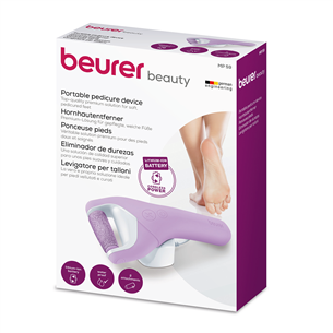 Beurer, lilac - Portable pedicure device