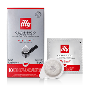 Kavos pagalvėlės Illy Classico ESE, 18 vnt. 8003753130415