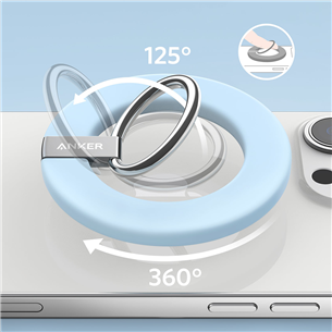 Laikiklis Anker 610 Magnetic iPhone Grip, MagGo, Mėlynas