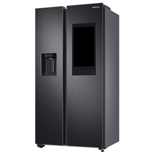 Samsung, Family Hub, 614 L, height 178 cm, black - SBS Refrigerator