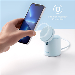 Įkrovimo stotelė Anker 623 Magnetic Wireless Charger, MagGo
