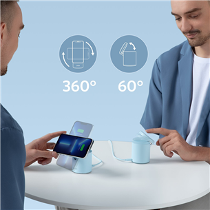 Įkrovimo stotelė Anker 623 Magnetic Wireless Charger, MagGo
