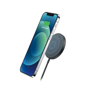 Belaidis įkroviklis Anker PowerWave II Magnetic Pad, 7.5 W, fabric, pilkas
