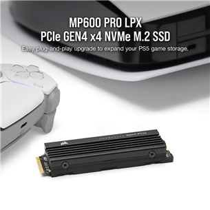 Kietasis diskas PS5 konsolei Corsair MP600 PRO LPX 500 GB